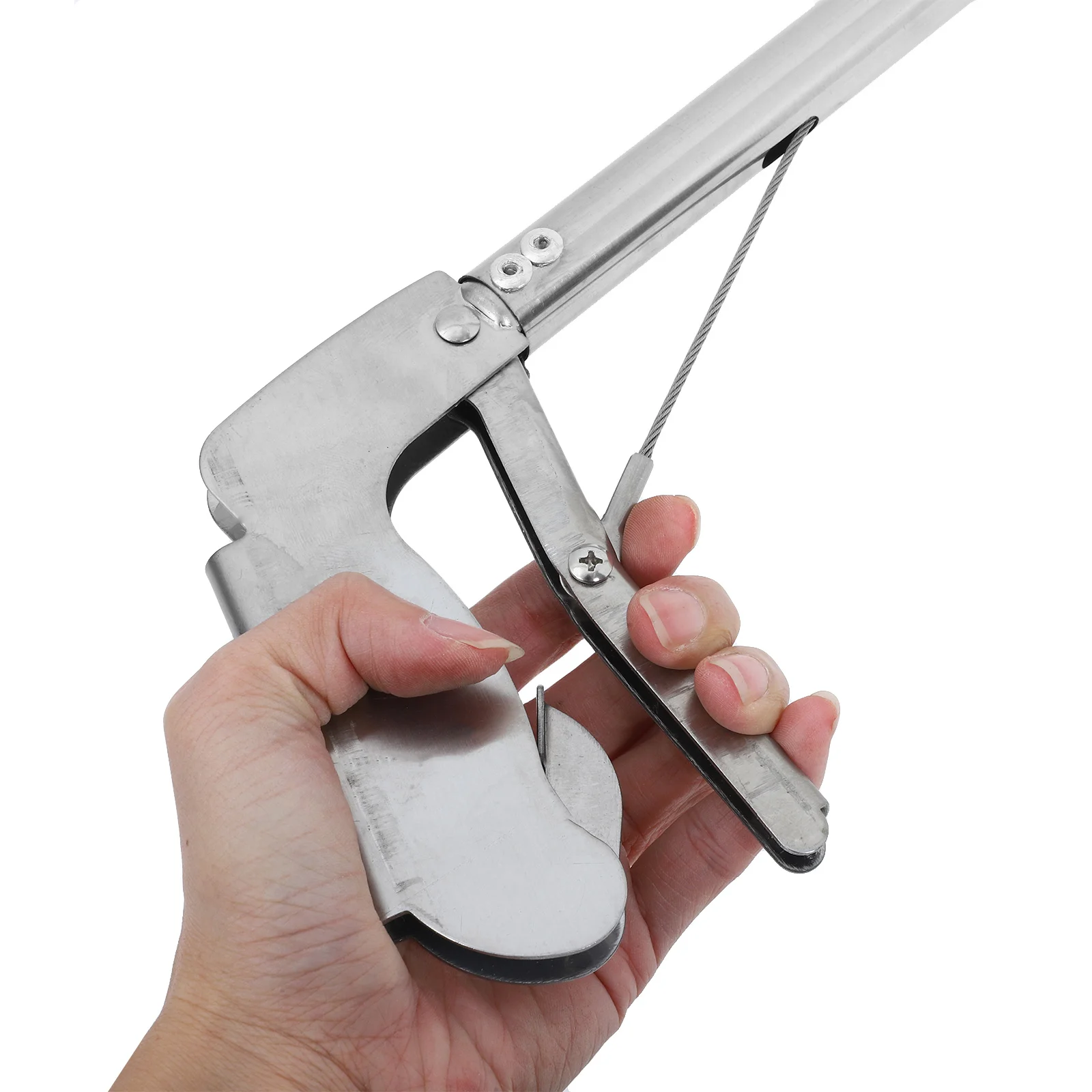 ثعبان المنتزع طوي الفولاذ المقاوم للصدأ طويل الوصول 127 سنتيمتر عدم الانزلاق مقبض متعدد الوظائف تونغ للخارجية ثعبان كراب جراد البحر