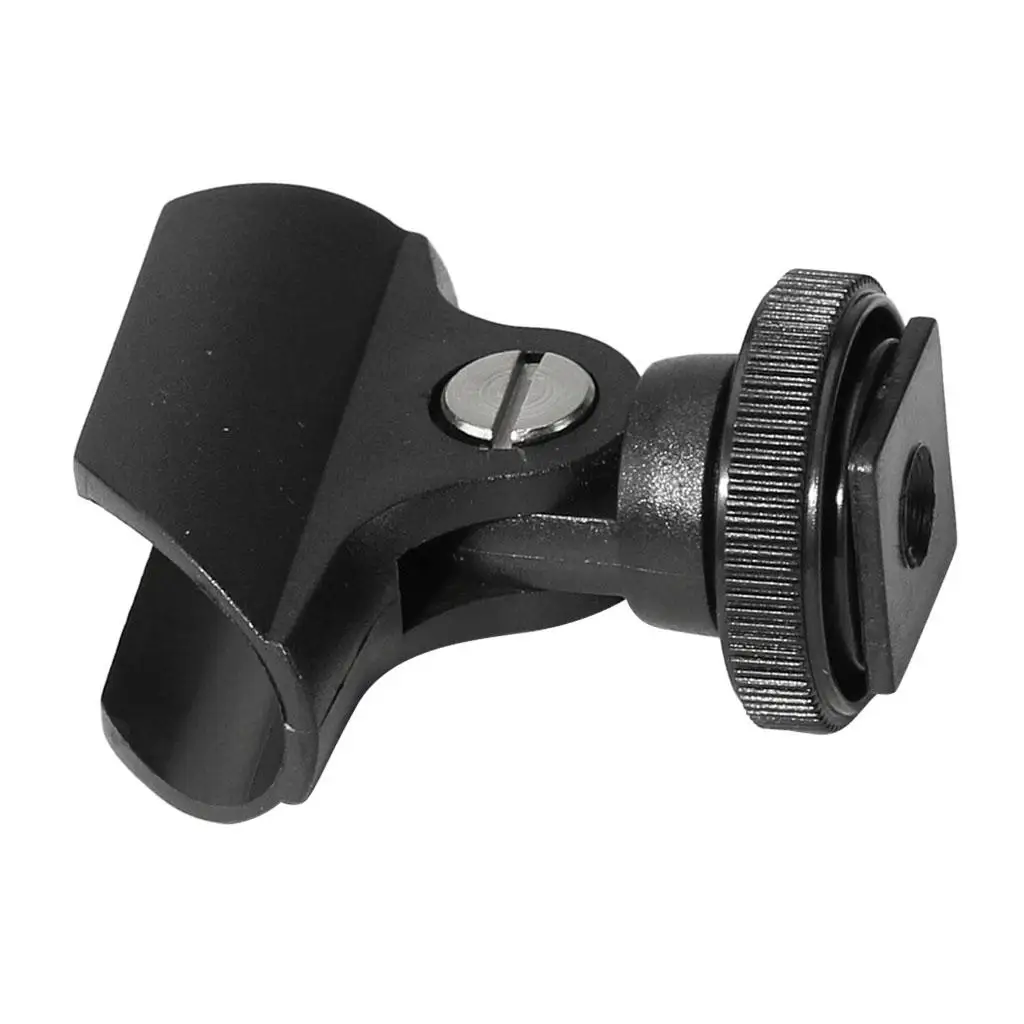 MagiDeal Camera Microphone Clips, Microphone Hotshoe Stand Holder