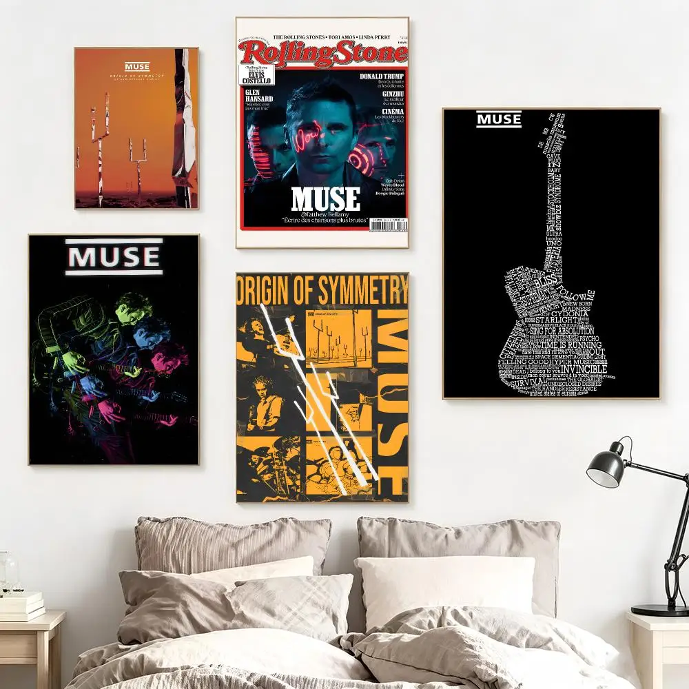 Band M-Muse Poster impermeable para el hogar sala de estar dormitorio bar decoracion estetica
