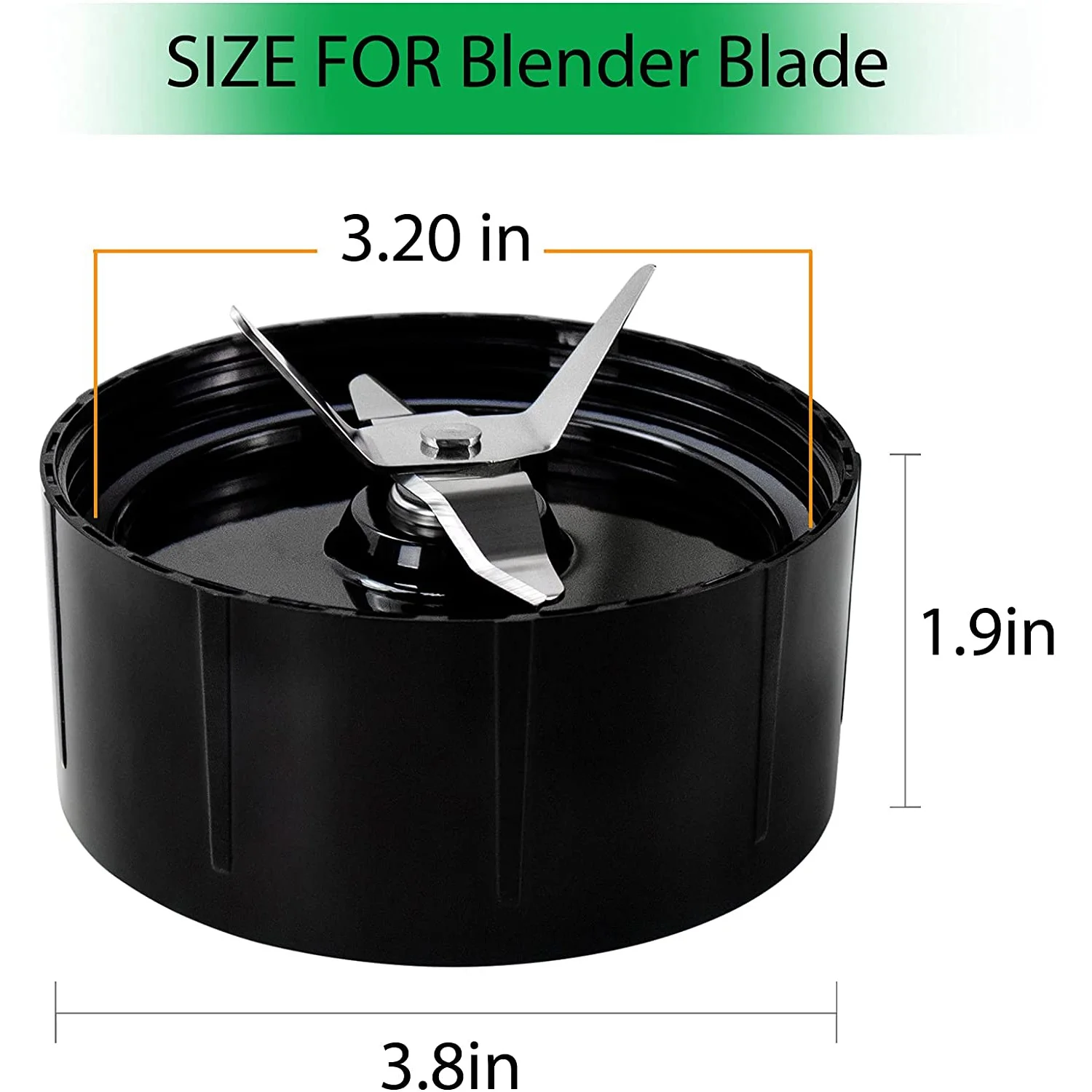 Peça de reposição de lâmina cruzada compatível com Magic-Bullet (250W, série MB1001) Lâmina sobressalente de lâmina cruzada de aço inoxidável