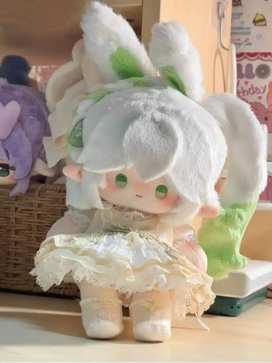 Genshin Impact Game Surrounding Nahida Stuffed 20cm Cotton Doll Cute Dress Up Plush Toys for Adults Children to Collect as Gifts