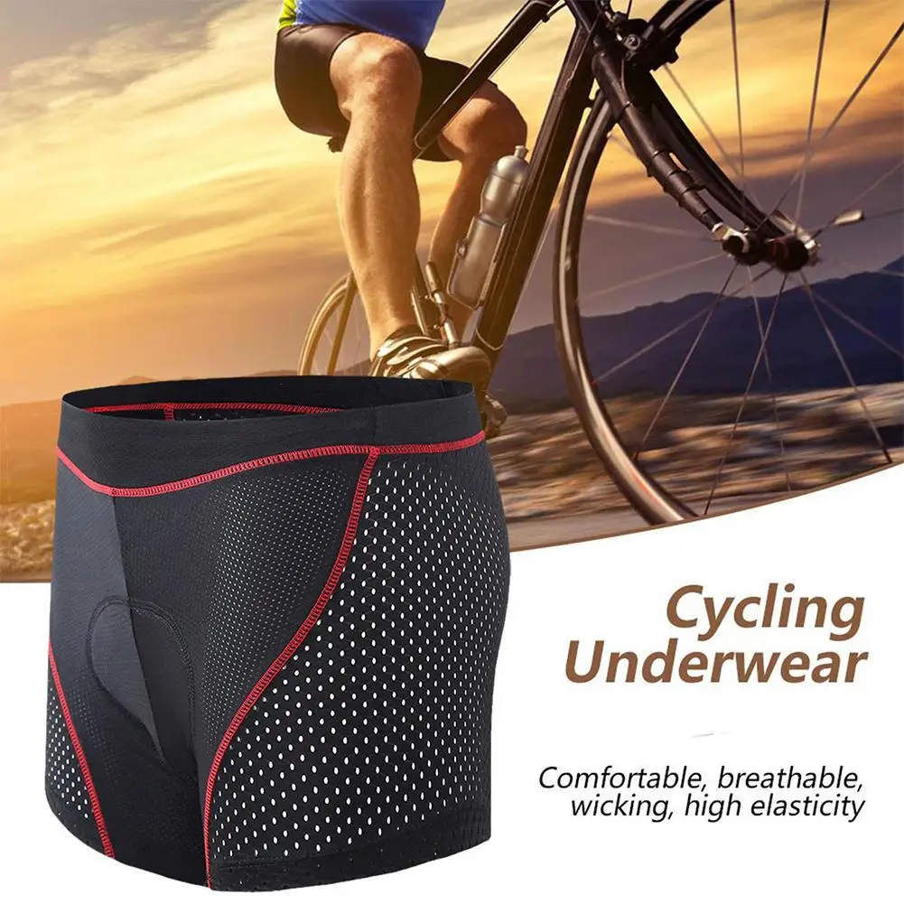 Breathable Cycling Shorts Cycling Underwear 5D Gel Pad Shockproof Bicycle Underpant MTB Road Bike Underwear Man Shorts