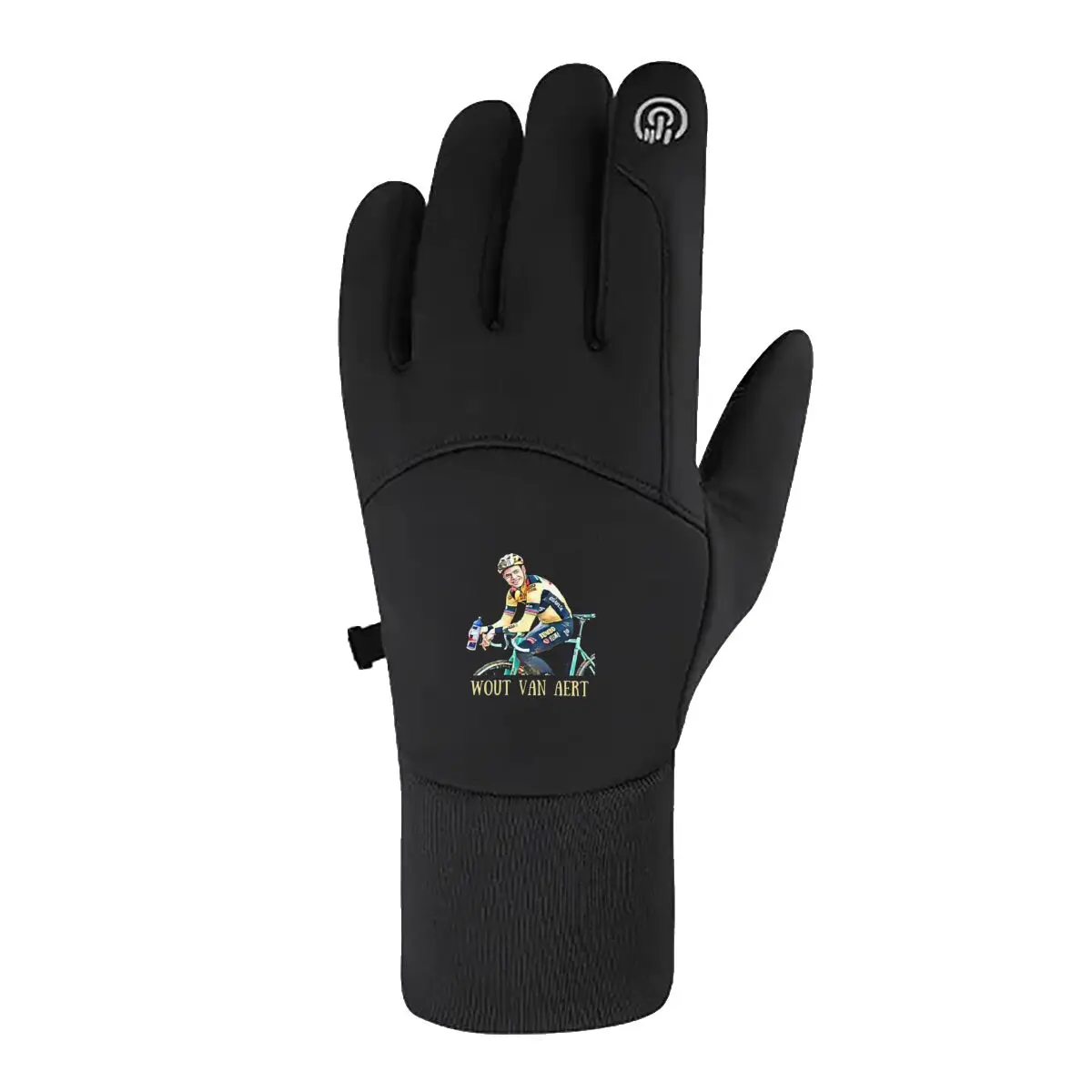 

Wout Van Aert Cycling Graphic Cozy Thermal Gloves for Cycling Running Daily Wear