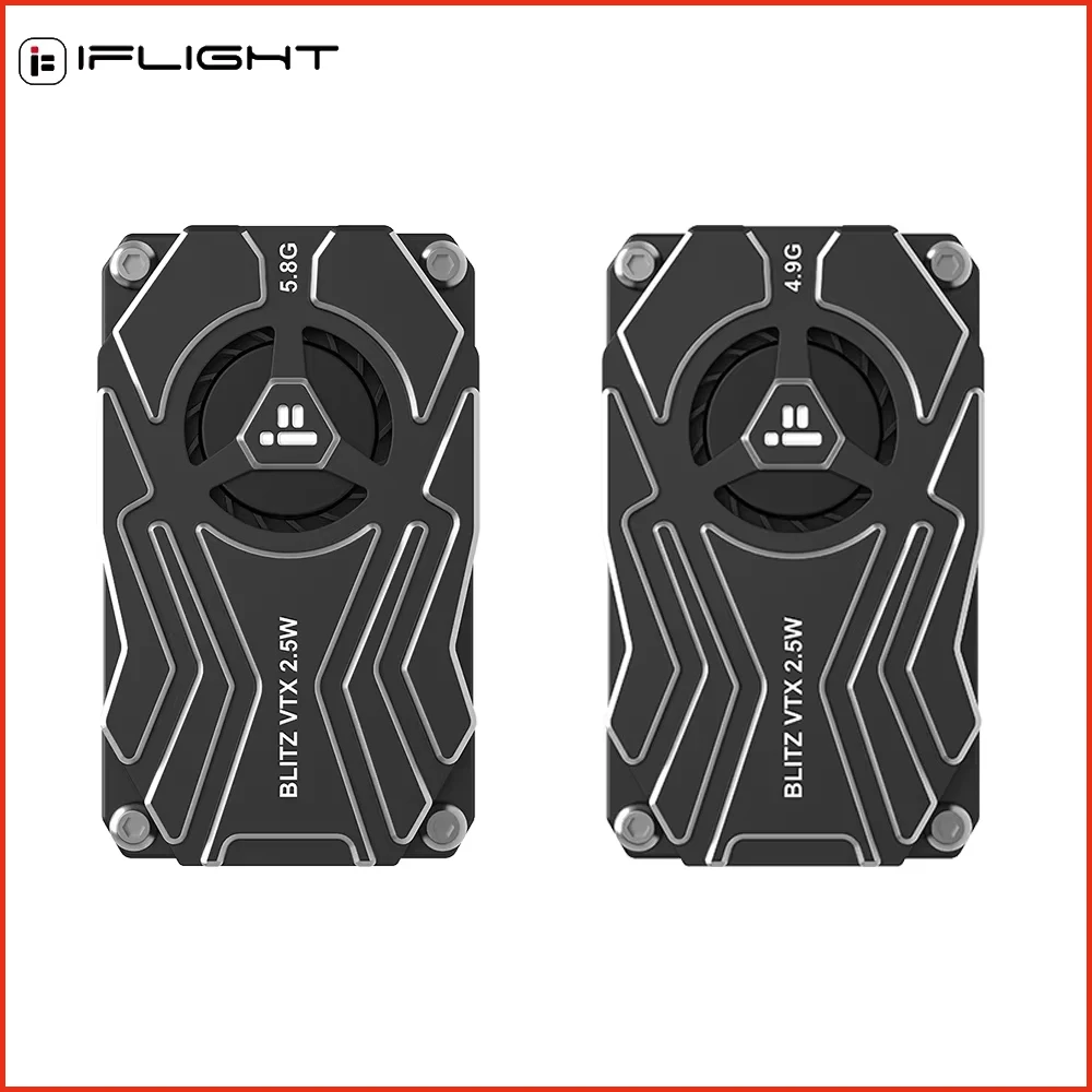 

IFlight BLITZ Whoop 5.8Ghz 40CH 2.5W/ 4.9Ghz 8CH 2.5W 2-8S VTX Built-in Microphone MMCX Interface IRC Tramp For FPV Drone