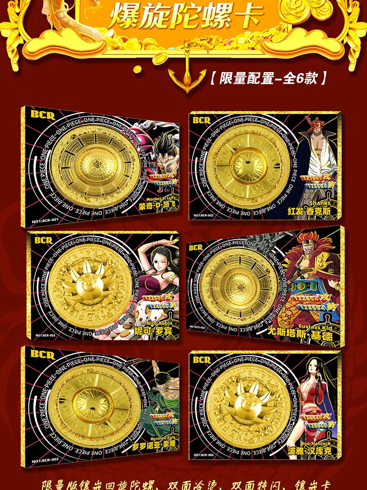 GuoKa 3 One Piece Collection Cards Hobby Table Battle Game Collectible Cards Luffy Sanji Nami Doujin Booster Box Kid Toy Gifts