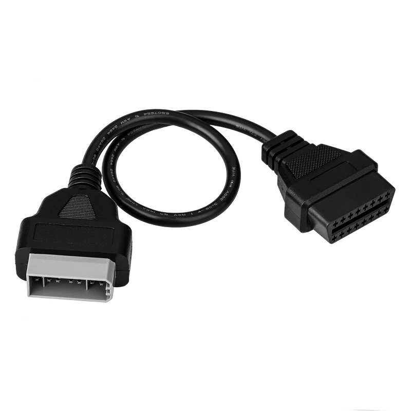 1pc For Nissan OBD2 Cable 14 Pin To 16Pin OBD II Diagnostic Cable 14Pin Interface To 16 Pin Adapter Car Diagnostic Connector