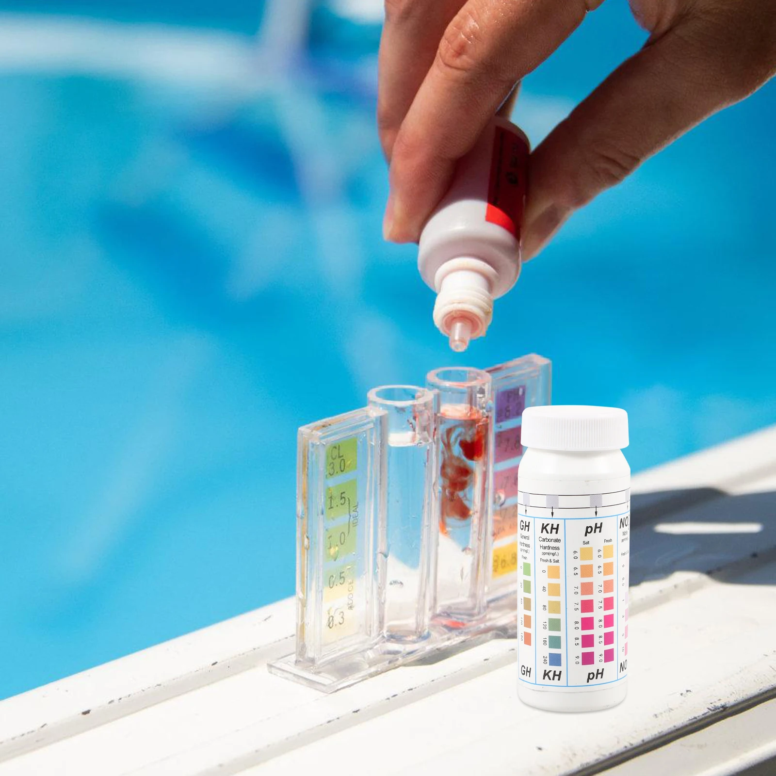 

50Pcs PH Test Strips Pool Water Quality Tester Portable Fast Accurate Swim Pond Testing Kit Spa Water Test Kit