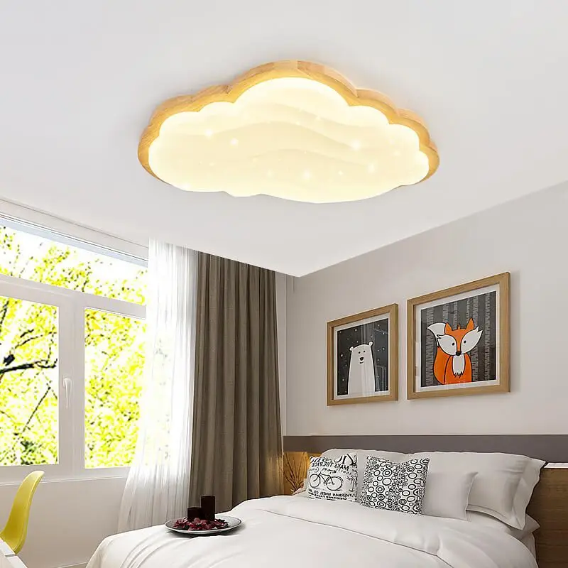 Imagem -02 - Lâmpada de Teto Led com Lâmpada Cloud Simples e Bonito Decoração Interior Casa Nova e Casa