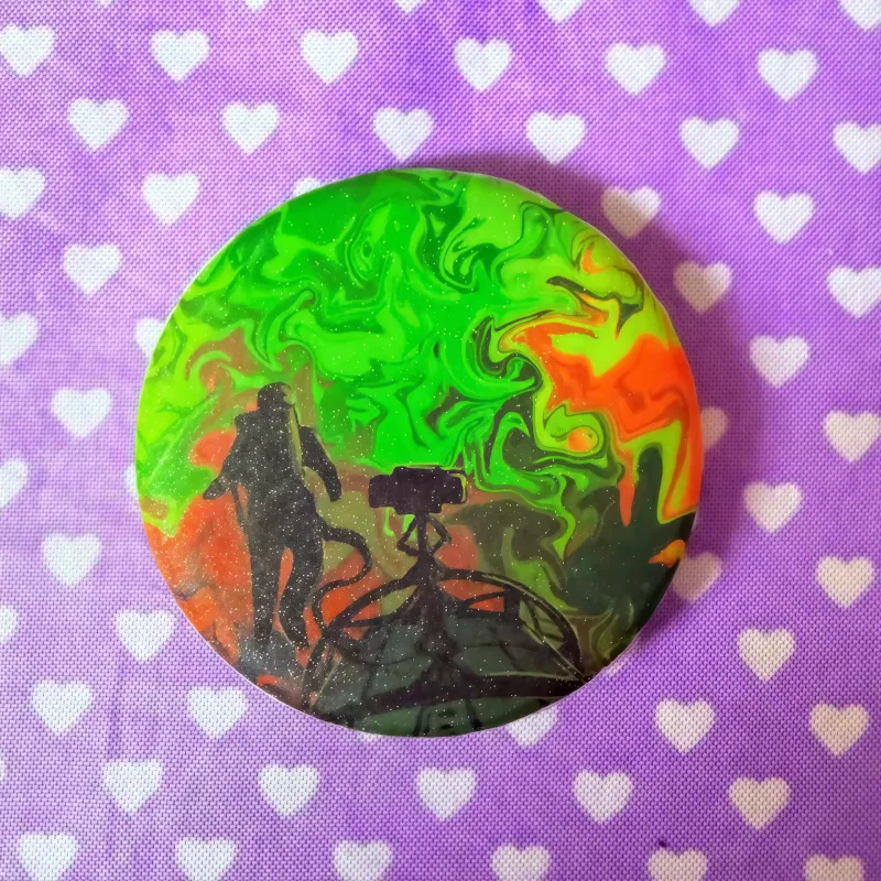 Project Hail Mary Adrian Button Badge Sci Fi Novel Lapel Pin Backpack Book Fans Cosplay Accessory Collectible Gift