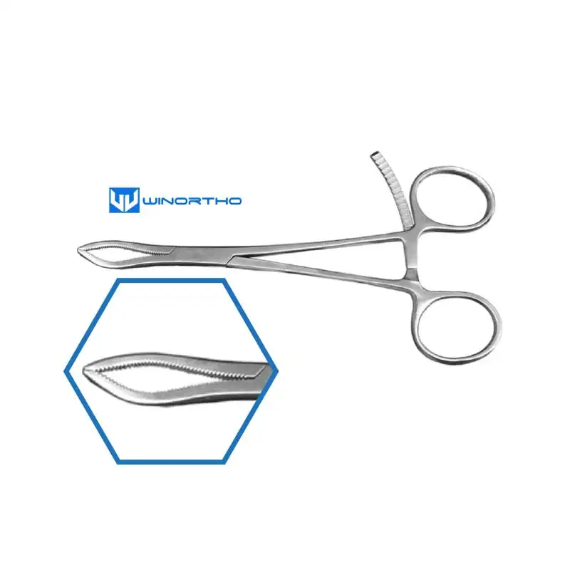 

Reduction Forceps with serrated jaw AO veterinary orthopedic instruments pet animal surgical Compression winortho