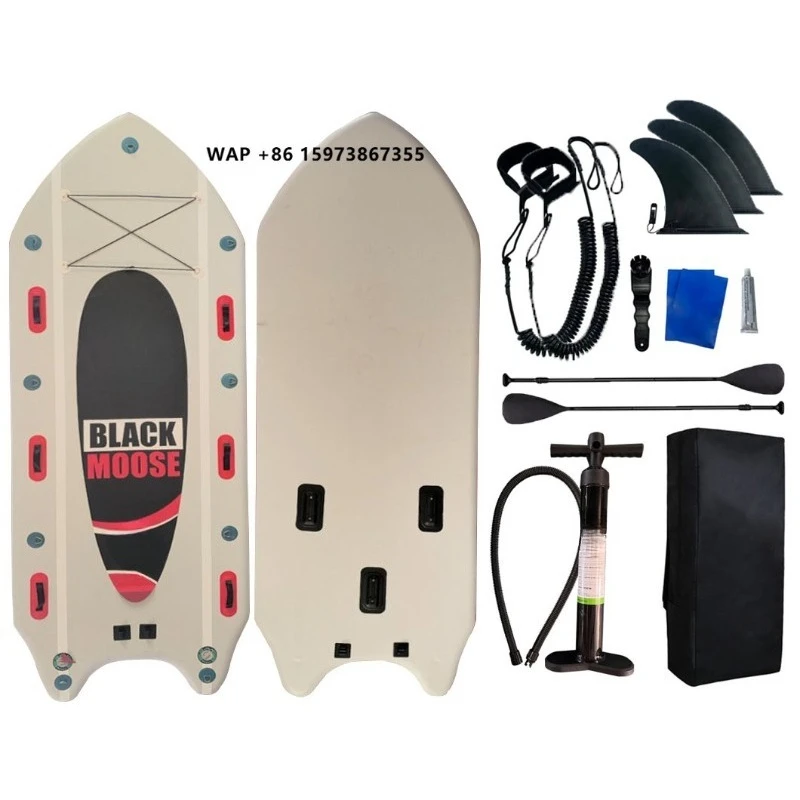 ACEHERO AH26-WH38 Inflatable SUP Board 5 Person PVC/EVA Material Durable Stable Portable Foldable Water Sports