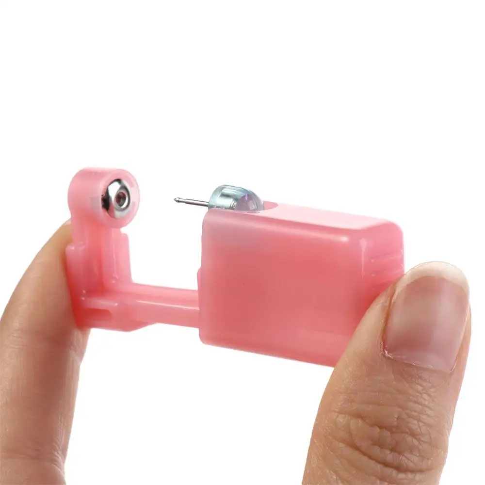 Ear Studs Professional Tragus Ear Cartilage Nose Helix Piercing Disposable Nose Ear Piercing Tool Steel Earring Piercer Machine
