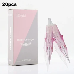 20 pz/scatola aghi per cartucce per tatuaggi Round Liner Tattoo Needle Cartridge per pistola rotativa per tatuaggi Pmu Microblading sopracciglio ago