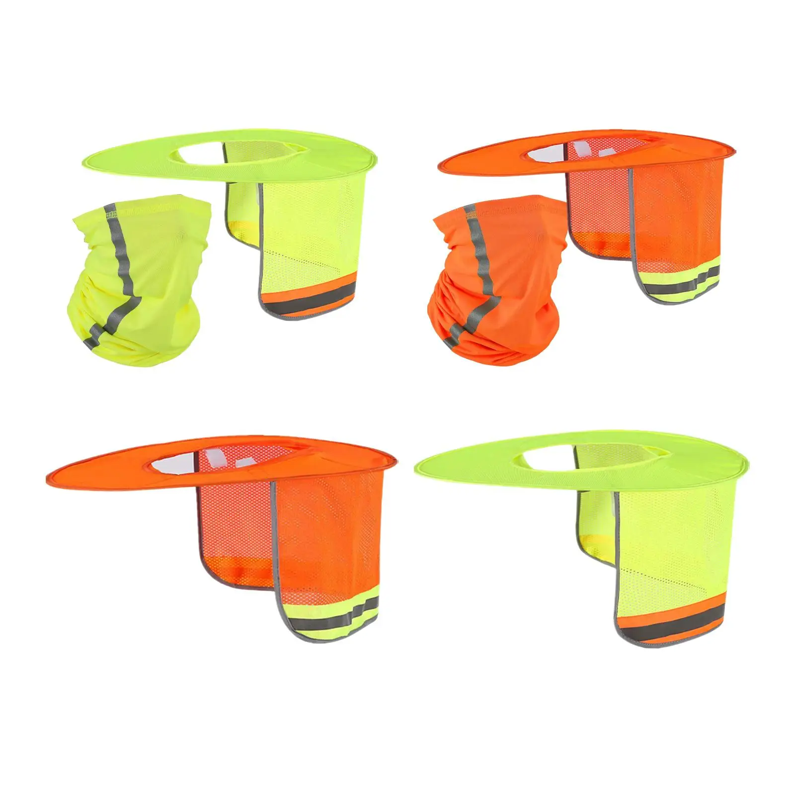 Hard Hat Sun Shield Lightweight Portable for Construction Sites Hard Hat Accessories Full Brim Hard Hat Visor Neck Sun Shield image 3