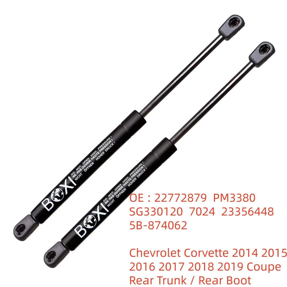 

Rear Trunk Lift Supports Struts Tailgate 22772879 PM3380 SG330120 for Chevrolet Corvette 2014 2015 2016 2017 2018 2019 Coupe