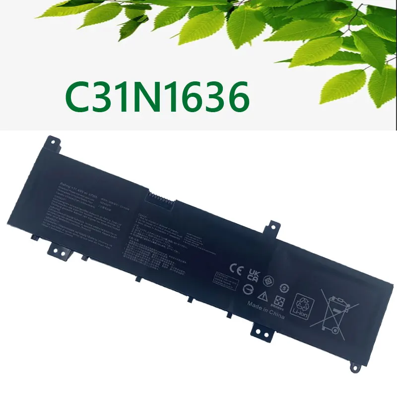 C31N1636 Laptop Battery For Asus N580VN NX580V X580V X580VN X580GD N580GD X580VD N580VD N580VD NX580VD 7300/7700