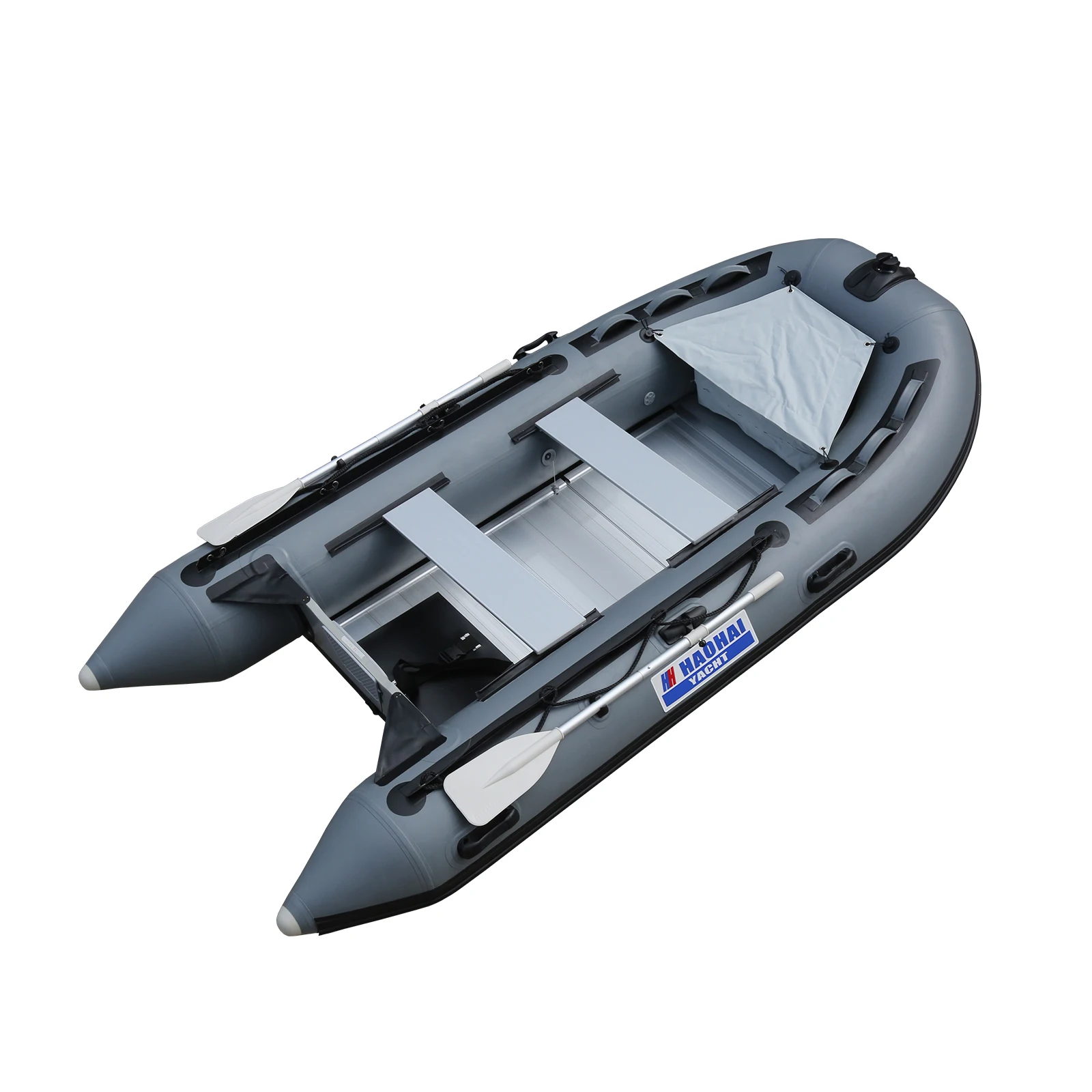High-Speed Stable Light Weight Inflatable PVC Fishing Boat for Water Sports & Drifting Rowing Yacht Design