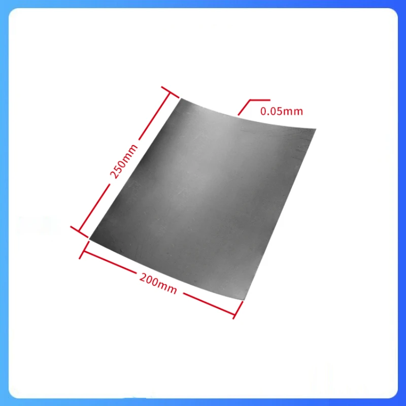 250x200mm Flexible high-purity graphite paper is heat-resistant and thermally conductive