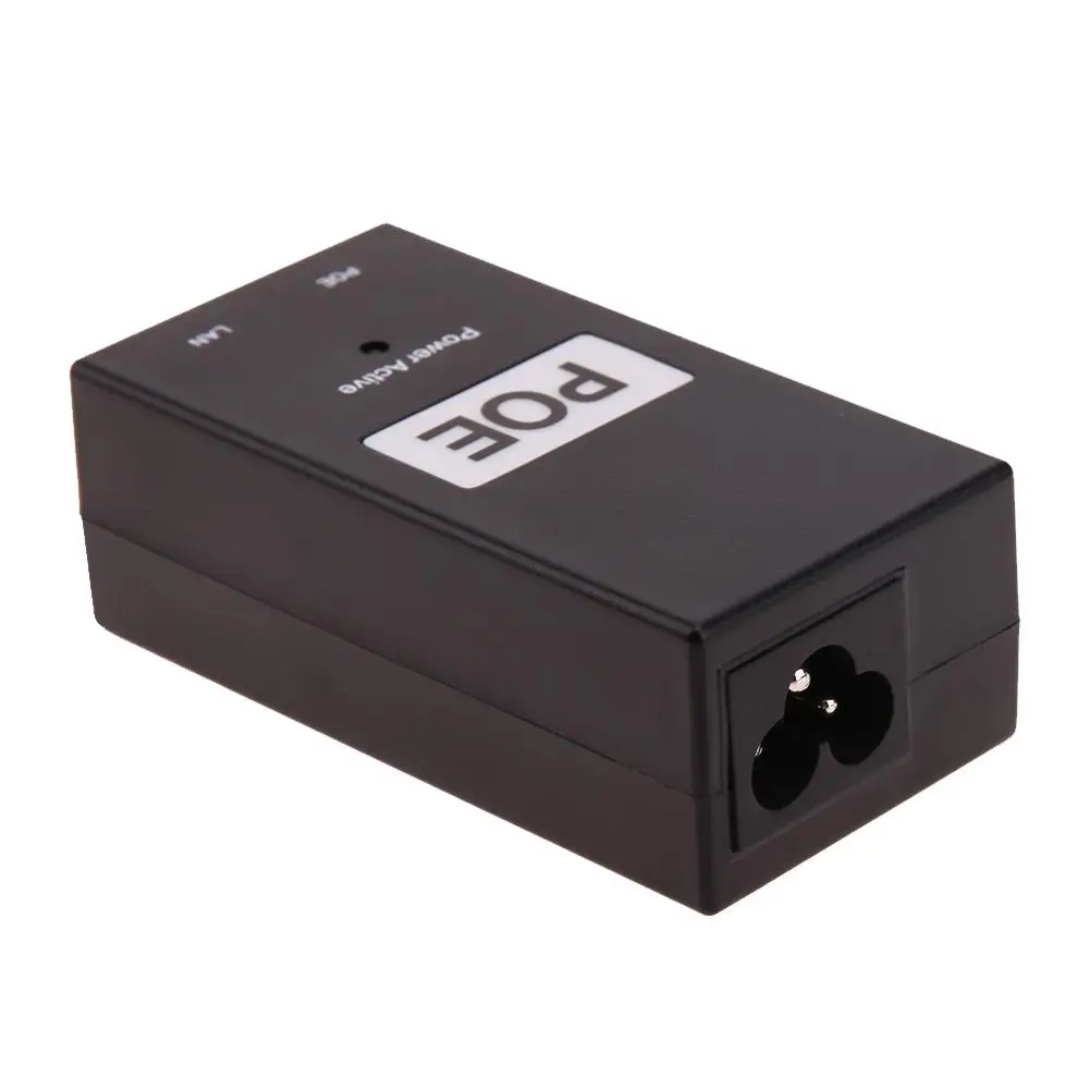 24V/48V 0.5A Desktop POE Power Injector Ethernet Adapter Surveillance CCTV for IP Camera  Supply