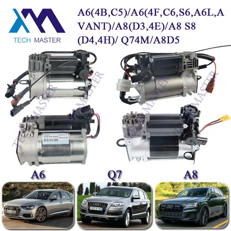 Air Suspension Compressors For A6C5 A6C6 S6 4F A6L A8D3 4E S8 A8D4 4H Q74M A8D5 air suspension kit Shock Absorber Accessories