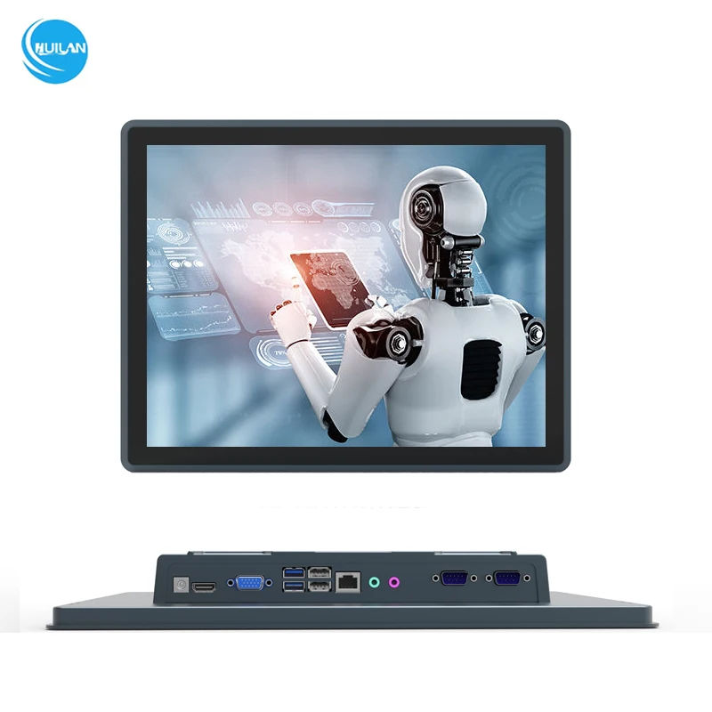 

New Design 15/17/19 Inch Aluminium Alloy Wall Mount Industrial Panel PC Win7 Win10 Linux Embedded Touch Screen IP65 Rating