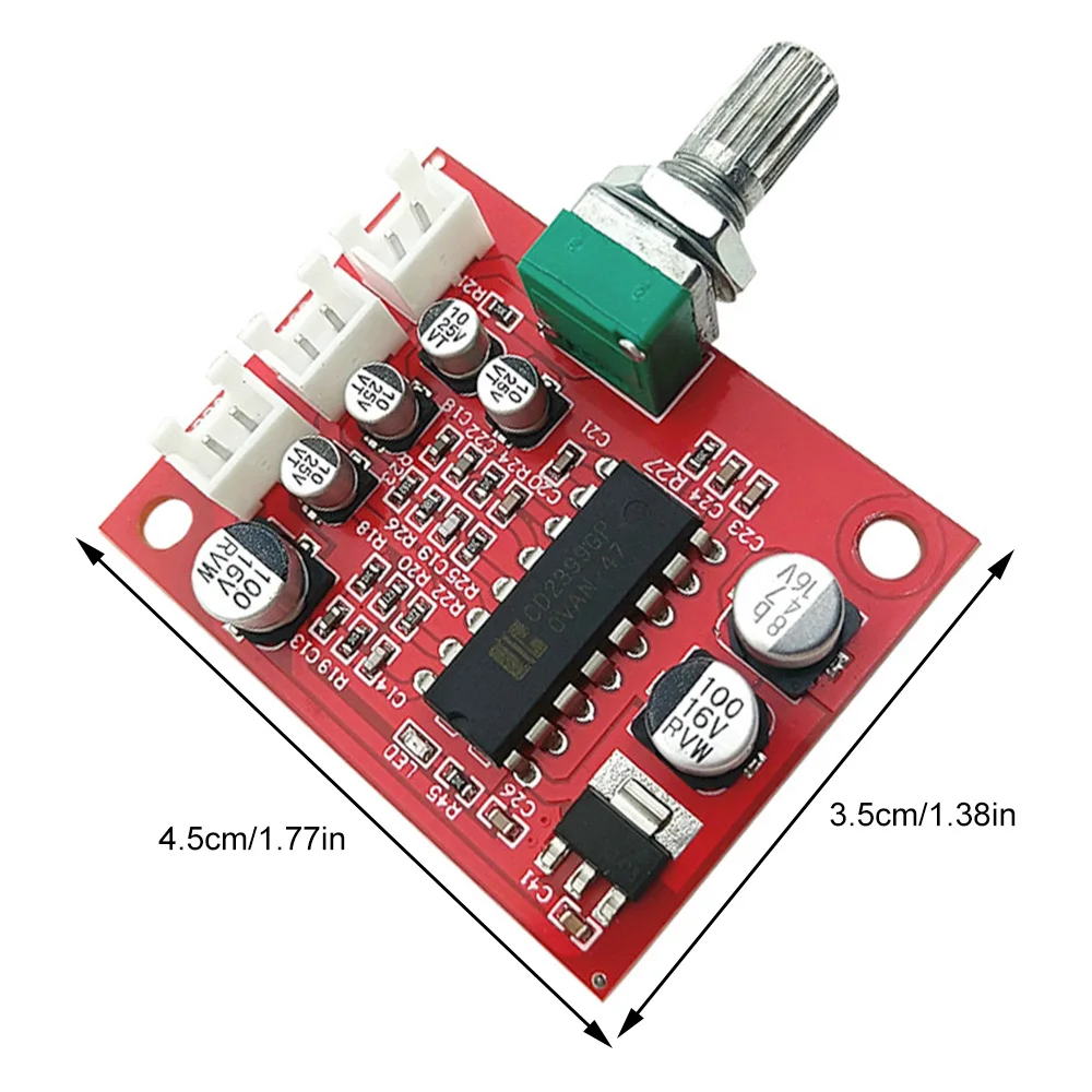 CD2399 PT2399 Microphone Reverb Plate Reverberation Board No Preamplifier Function Module DC5-15V 6-15V