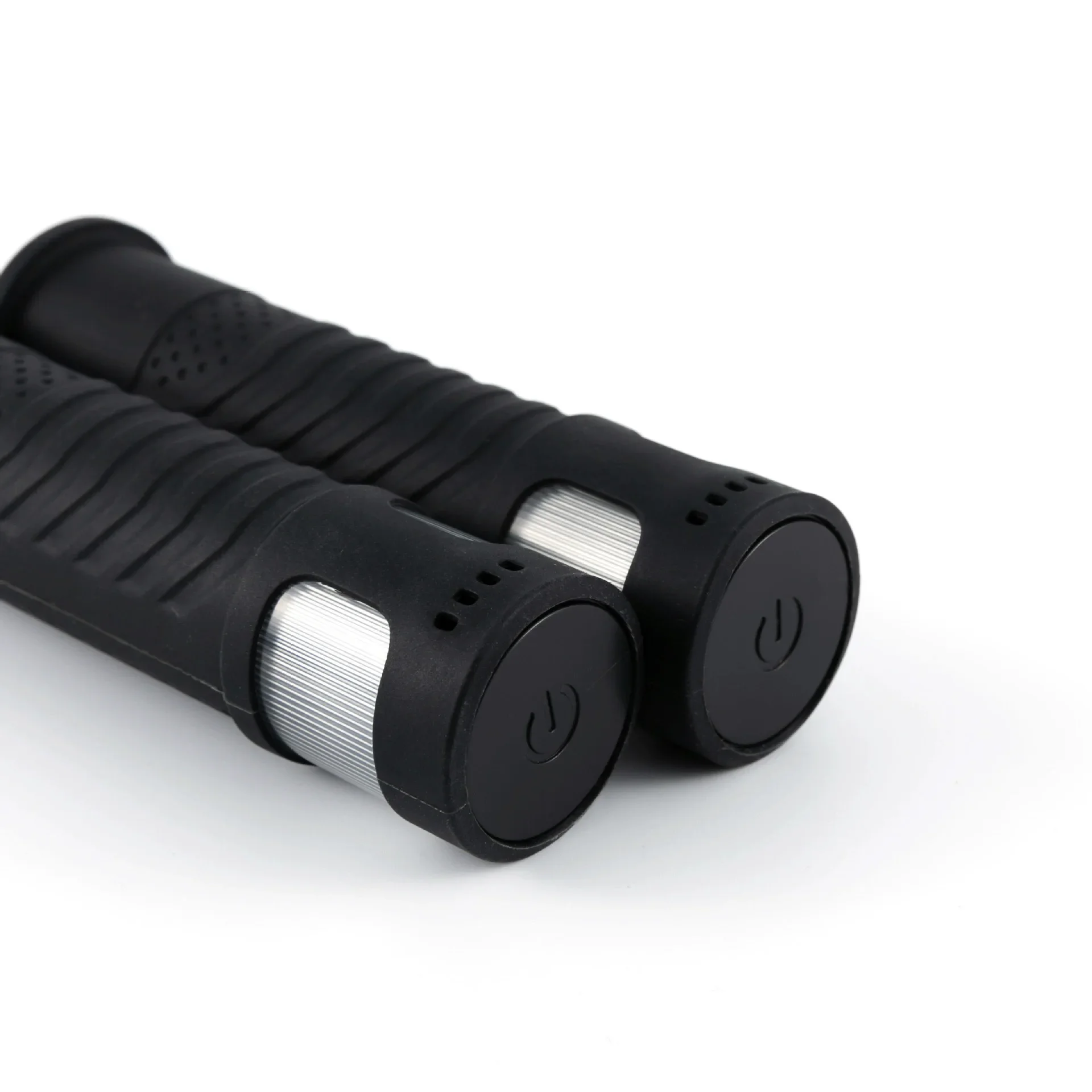 LED Handlebar Grips with Touch Switch - Soft Silicone Non-Slip Light for Mountain & Road Bikes