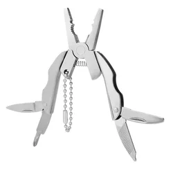 DIYWORK Multitool Pliers Knife Screwdriver Keychain Outdoor Portable Hand Tool Multi Tool Mini