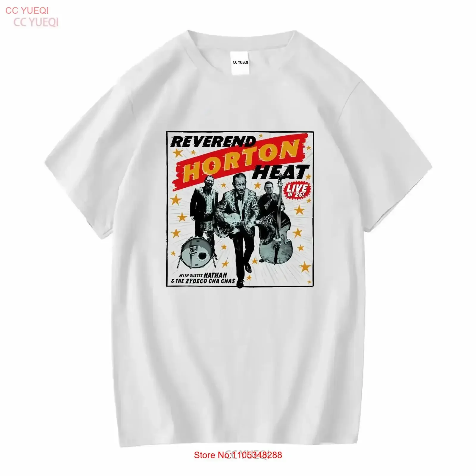 Reverend Horton Heat Live In 25 Tour T Shirt Full Size S 5XL SS645 vintage Washed Versatile Slightly Stretched fashion vintage
