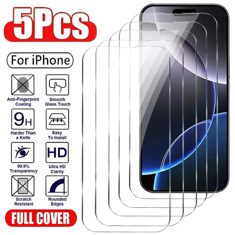 1-5Pcs Full Cover Screen Protector For Samsung A55 A54 A53 A52 A35 A33 A34 S24 Ultra S23 Plus S22 S21 S20 FE A15 A14 A13 A06 A05