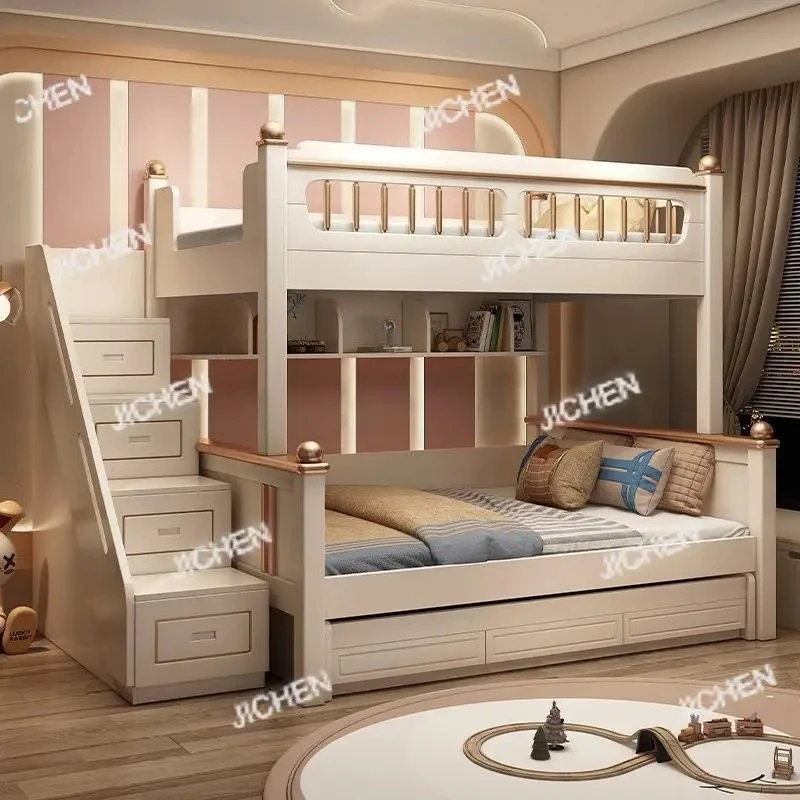 

135x190 см деревянный матрас, двухъярусная кровать с раздвижной лестницей, каркас королевского размера, 3 ящика для хранения, детская кровать-чердак, кровать размера «queen-size», мебель для 2 человек