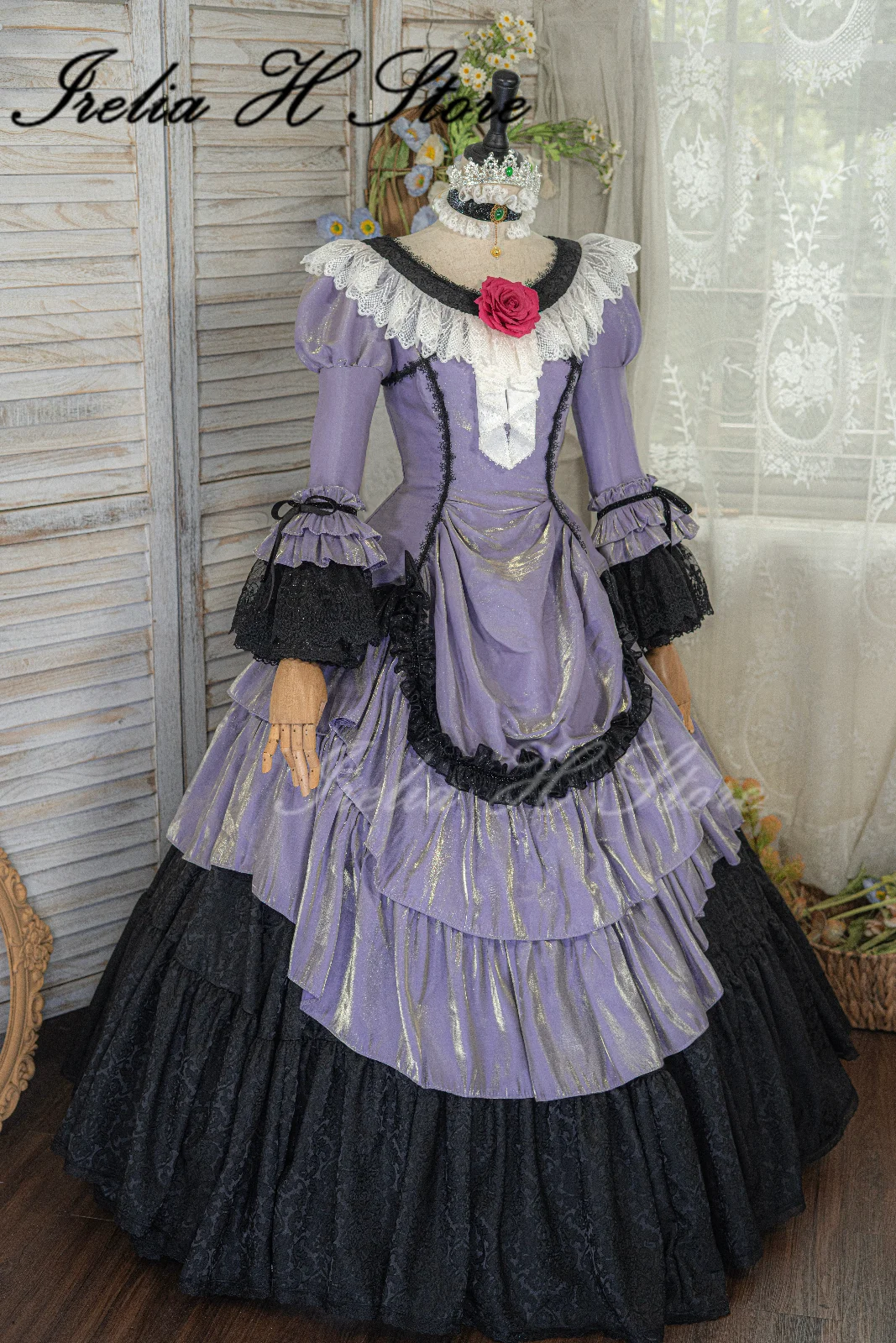 

Irelia H Cloud Final Fantasy VII Cloud Strife Cosplay Costume halloween party purple dresses female can customized