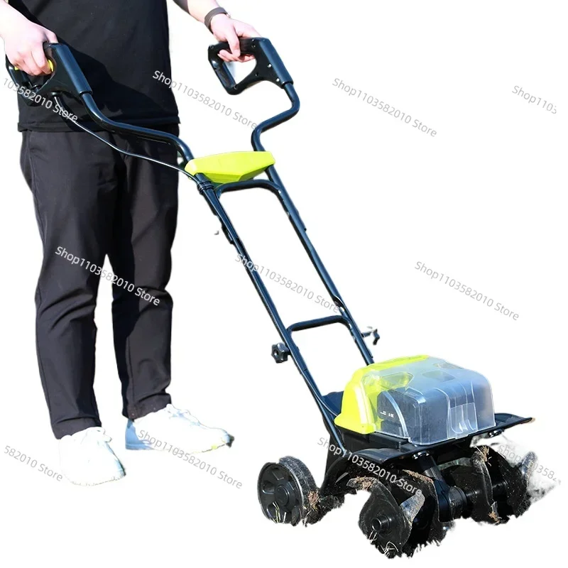 Micro Brushless Lithium Battery Multifunctional Agricultural Rotary Tiller Small Open Furrow Cultivators & Tillers