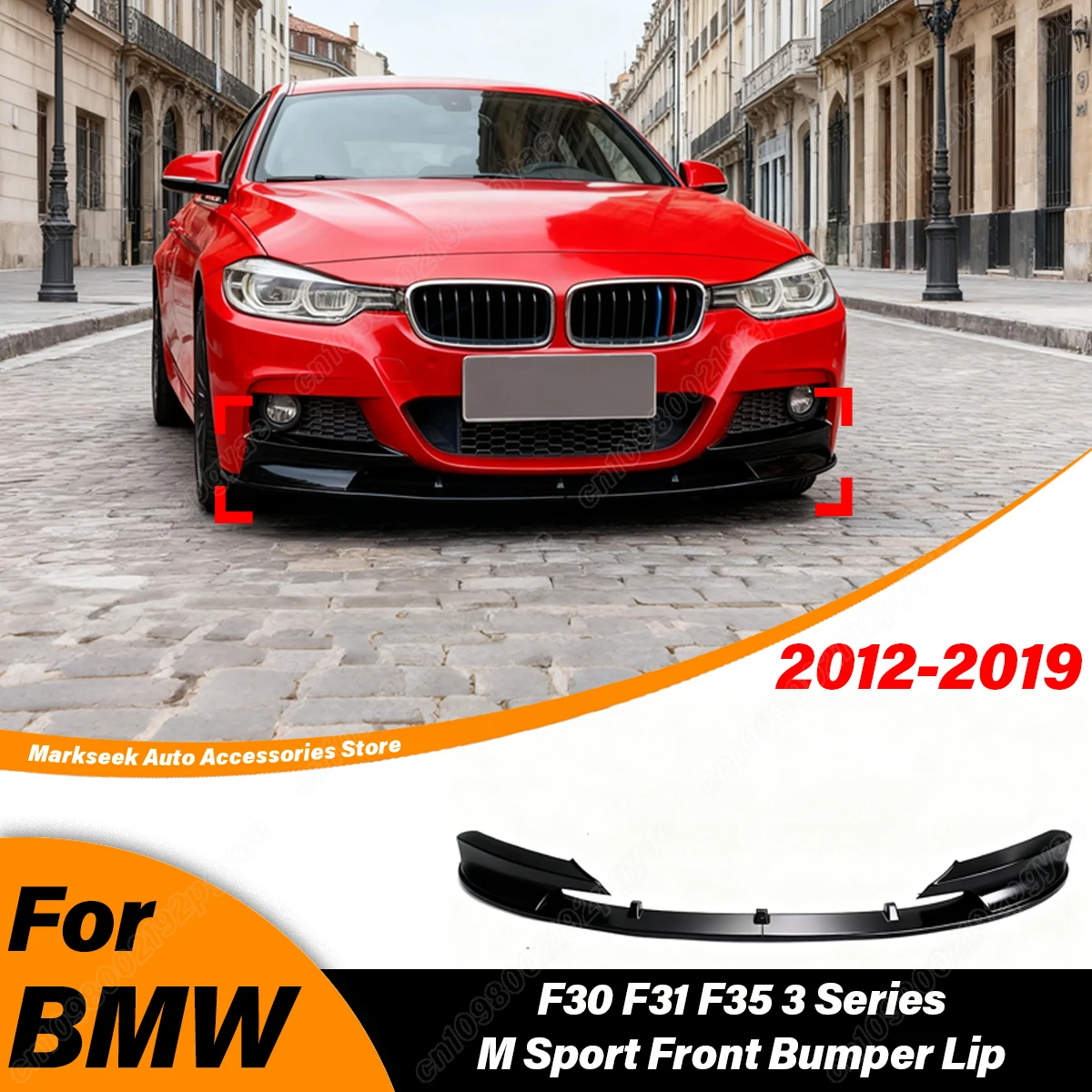 

Для BMW 3 серии F30 F31 F35 M Sport 2012 2013 2014 2015 2016 2017 2018 2019 автомобильный передний бампер спойлер модификация кузова комплект