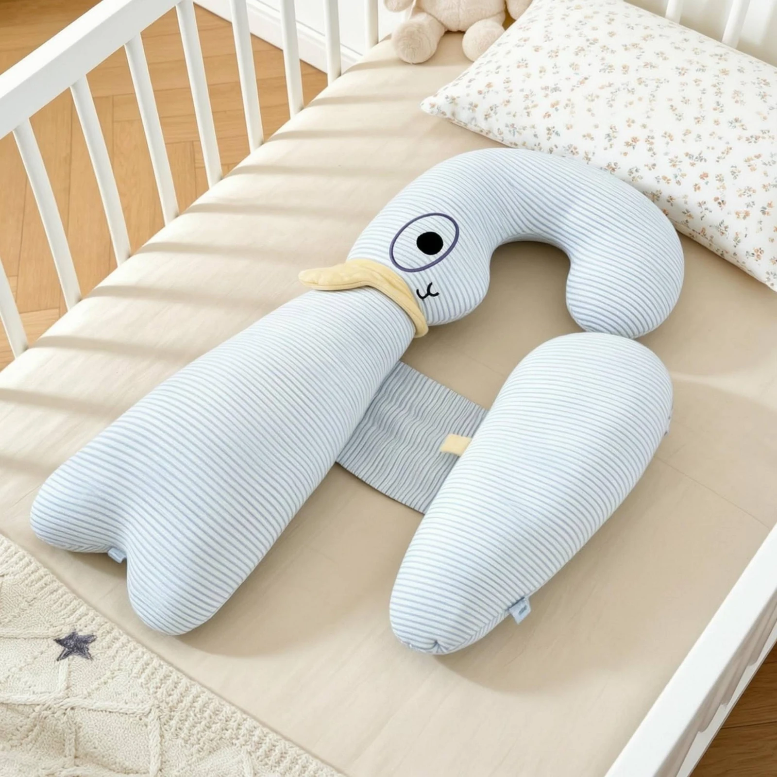 子供用睡眠枕-コットンキッズボディピロー-寝具-通気性-簡単お手入れ