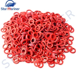 90430-08020-00 150pcs Red Lower Unit Oil Drain Screw Gasket Fit For Yamaha 90430-08020-0 90430-08003 Accessories 90430-08020