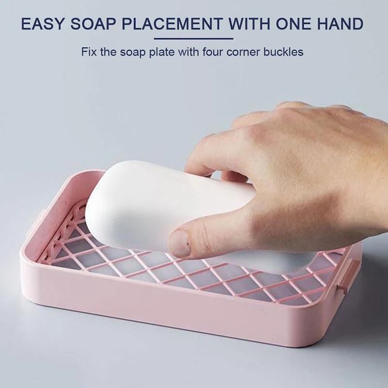 Multifunctional Lathering Soaps Box Quick Soaps Draining Dish for Home Bathroom