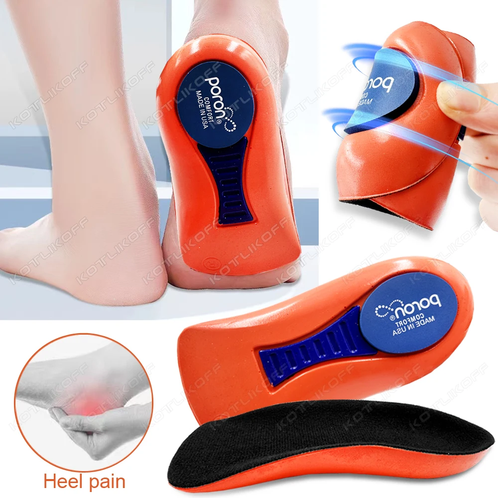 Los mejores insertos de Gel para fascitis Plantar, silicona médica suave, soporte de resiliencia, Calcaneal Espolón, absorción de la presión del