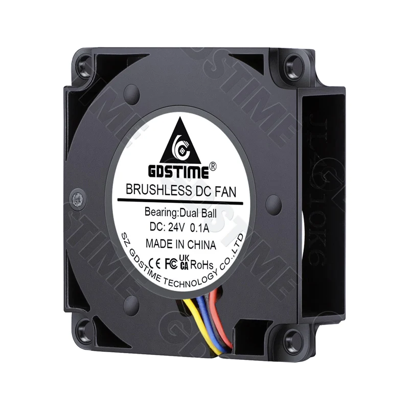 Gdstime 40mm 3D Printer Cooler 4010 Fan 24V 12V 5V Turbo Fan 40MMx10MM Blower Printer Cooling Accessories Parts DC Radial Fan