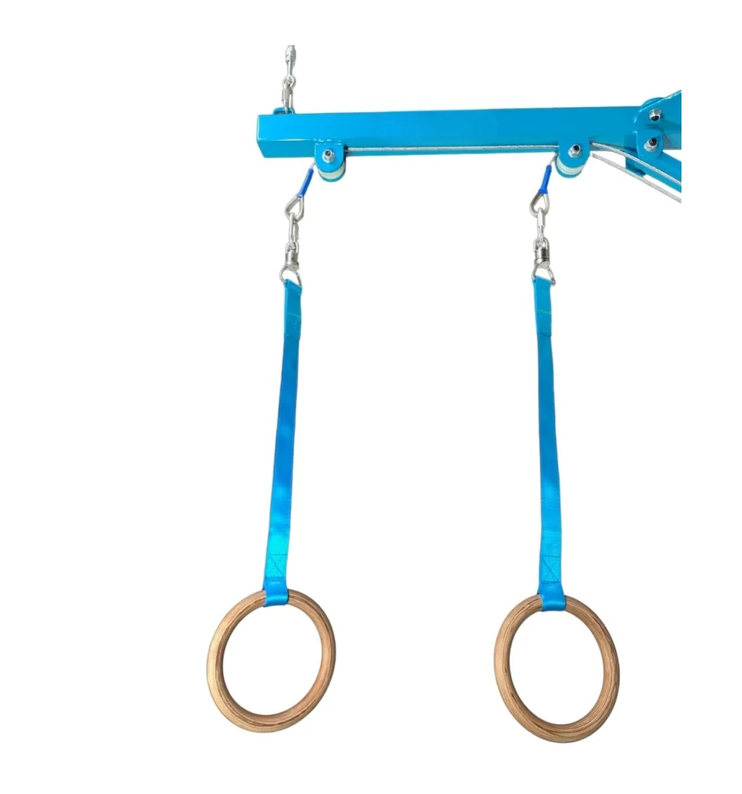 

Gymnastics Wooden Rings Gymnastic Training Apparatus Height Adjustable Between 250 And 285 Cm Gymnastic Club Ring