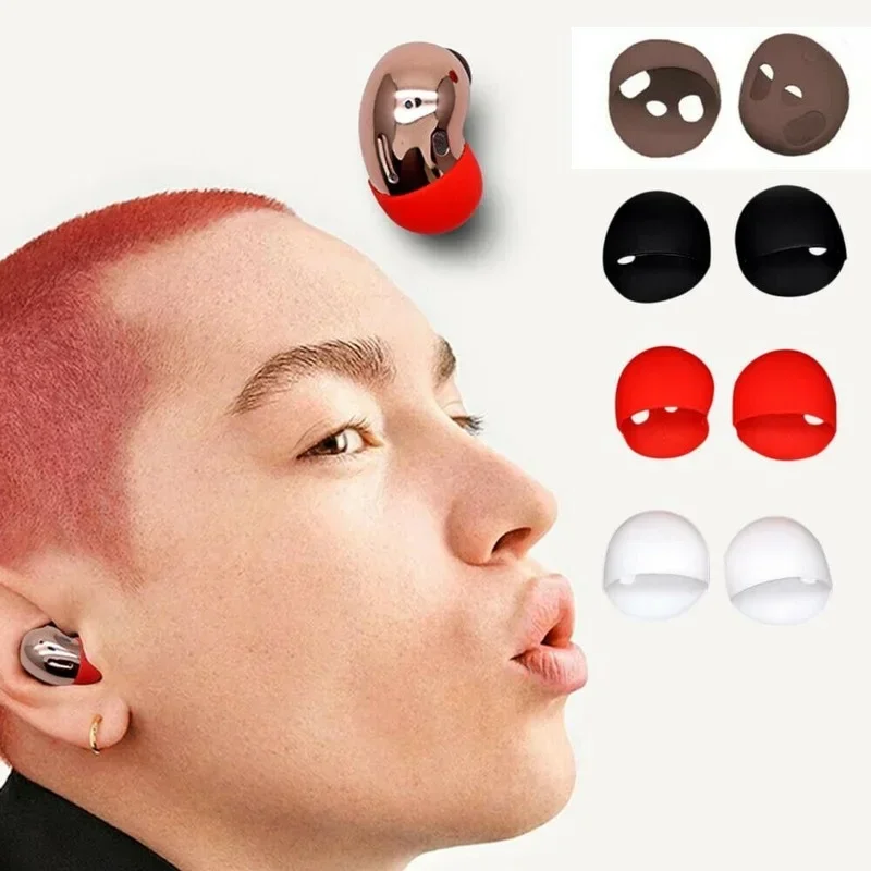 2/3 Pairs Silicone Adapter Ear Wing Tips Replacement Earbuds Tips for Samsung Galaxy Buds Live Accessories Rubber Earbuds Tips