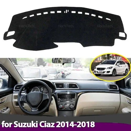 Imagen 1 del producto Cubierta antideslizante para salpicadero, almohadilla protectora, accesorios para coche, alfombra parasol para Suzuki Ciaz 2014 2015 2016 2017 2018