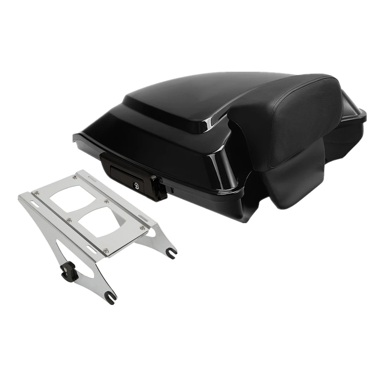 

Motorcycle Razor Pack Trunk Backrest Rack For Harley Road Glide Special FLTRXS 2014-2023