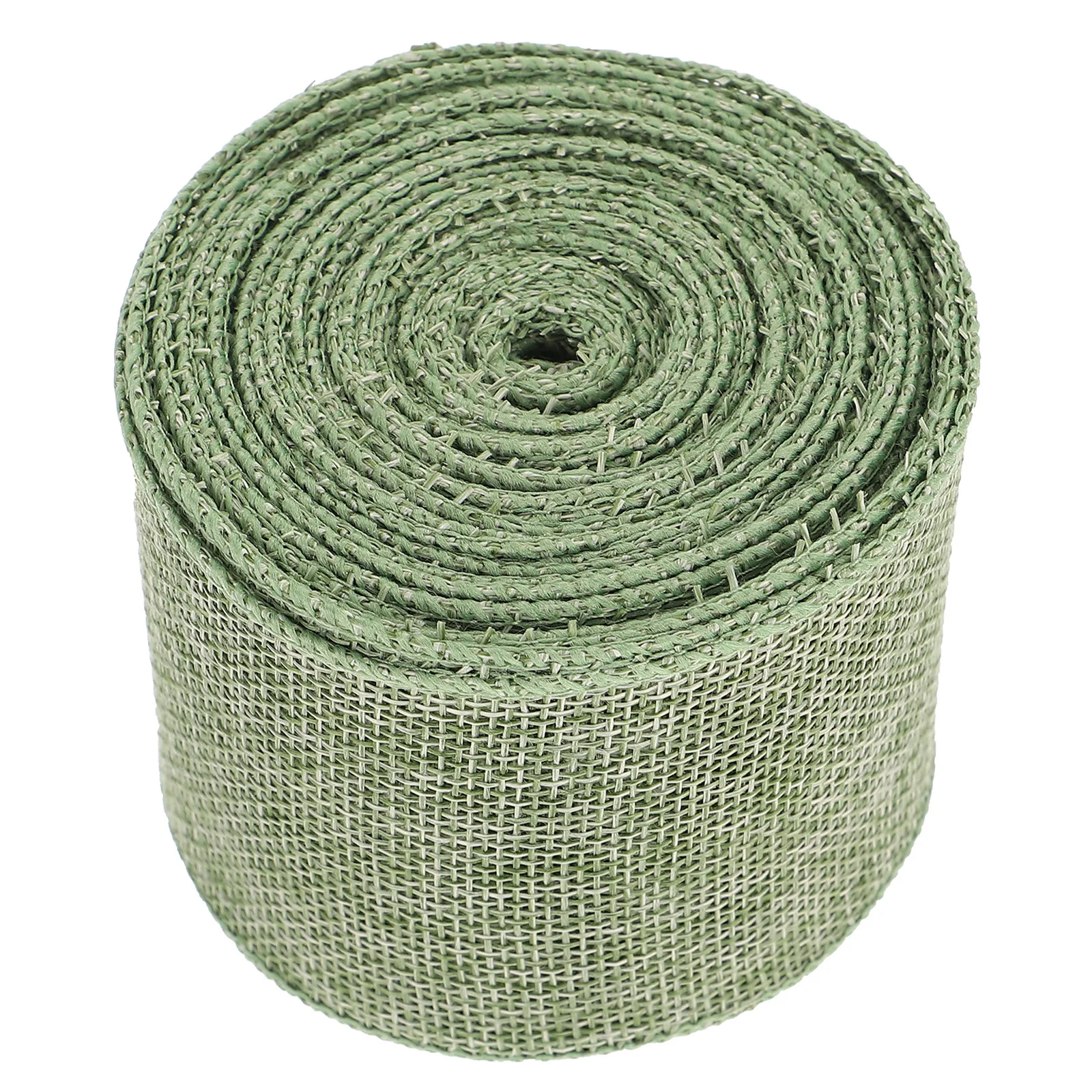 

1 Roll Polyester Imitation Hemp Ribbon Durable Smooth Texture for Wedding Party DIY Gift Wrapping Decorative Ribbon