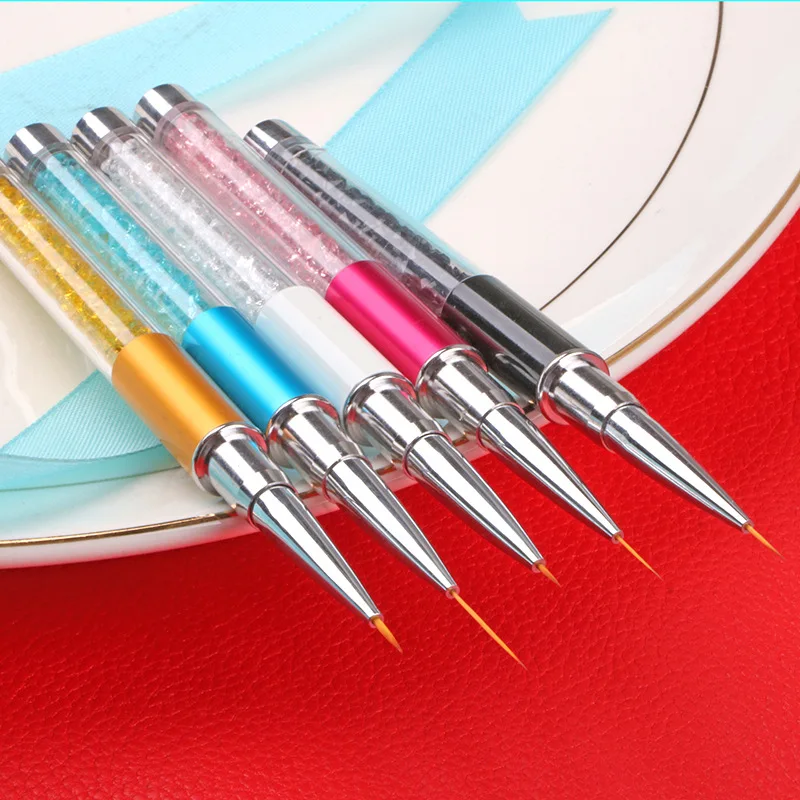 

Professional 5pcs Nail Brush Hand Draw Tips Drawing Line Painting Pen Tools Manicure Nail Art Brush Decoration