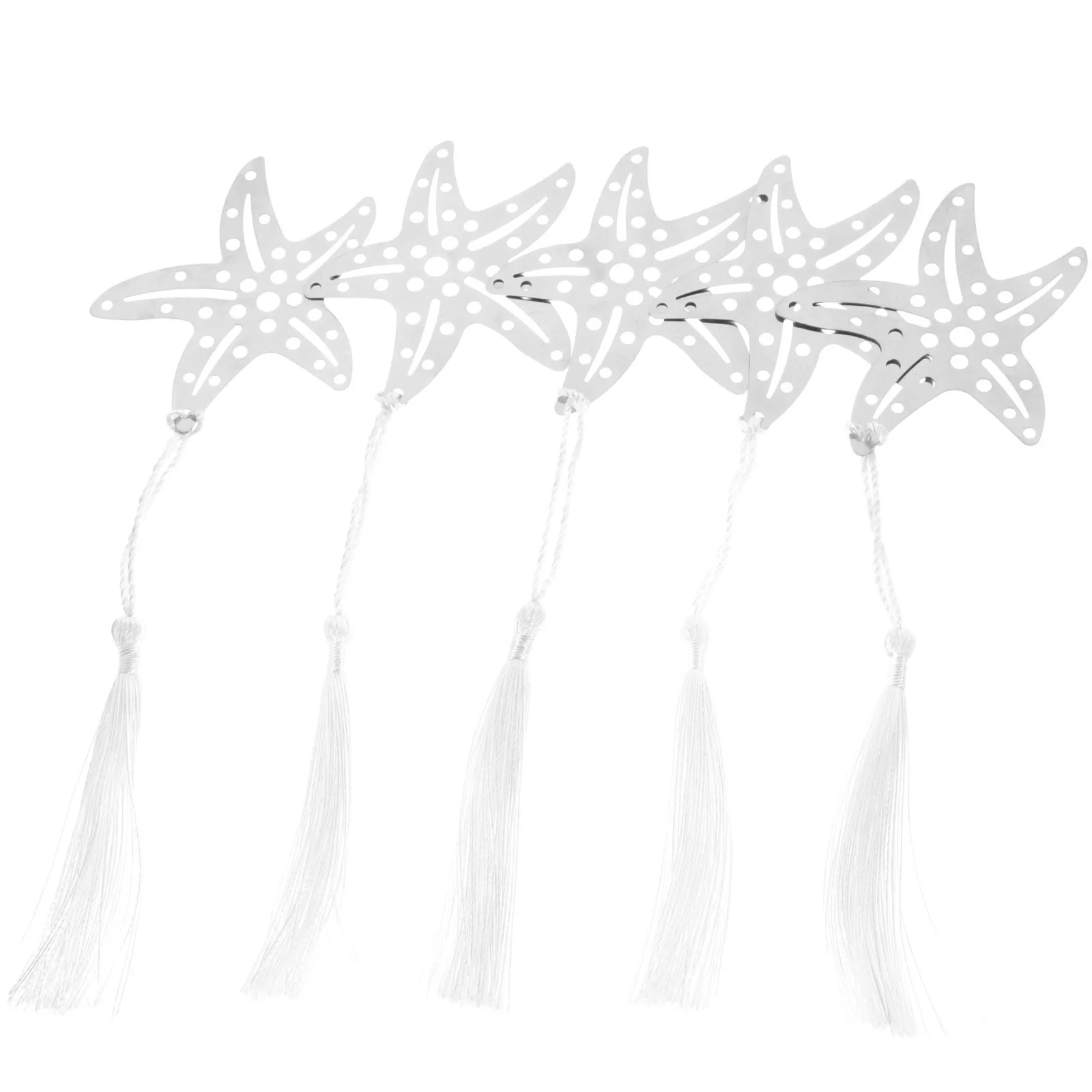 6 Pcs Metal Hollow Bookmark Bookmarkers Cute Marks for Reading Page Holders Shelf