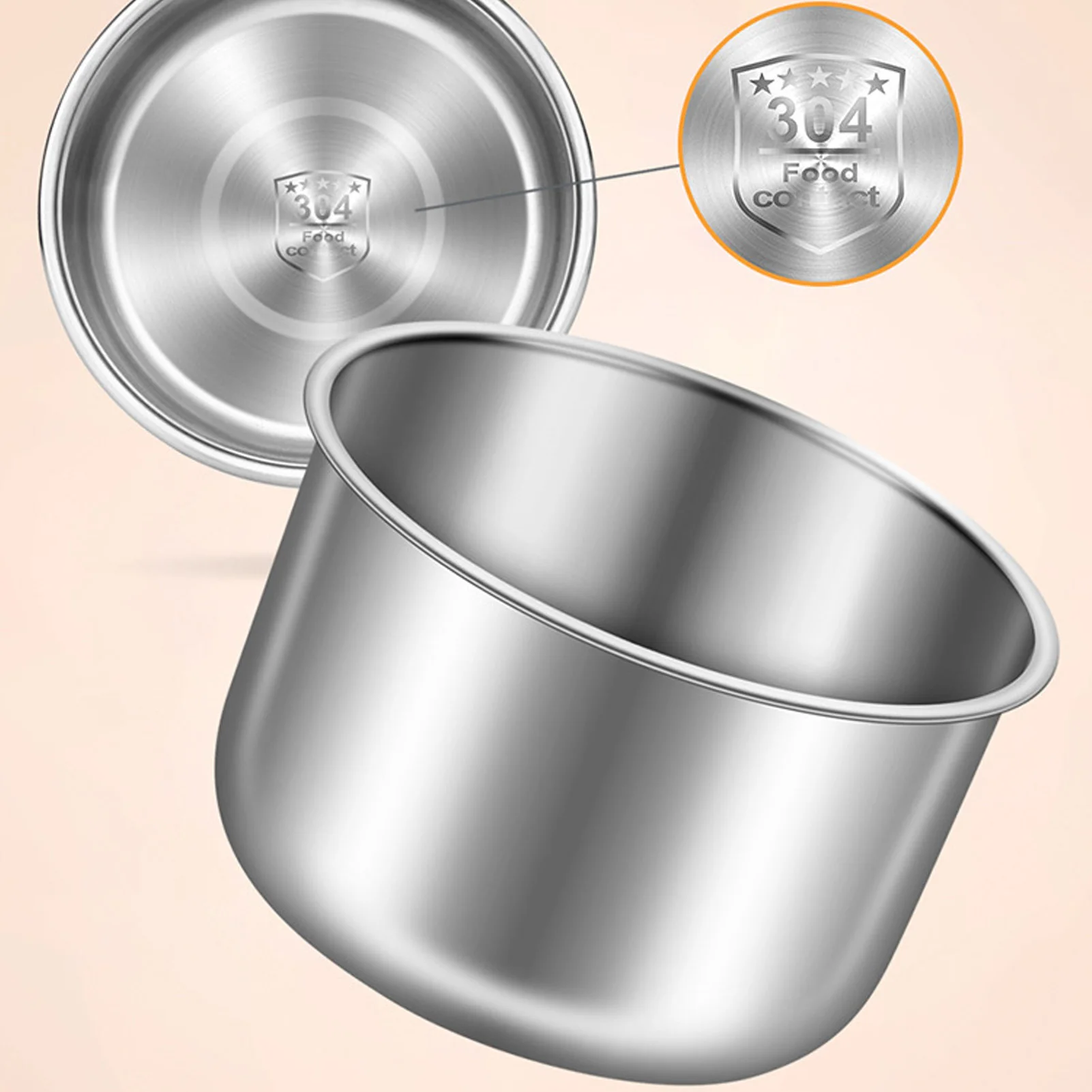 صندوق غداء كهربائي بطبقة مزدوجة سخان طعام محمول مع 4 أوعية من الفولاذ المقاوم للصدأ لتدفئة الغداء لحجز 24 ساعة