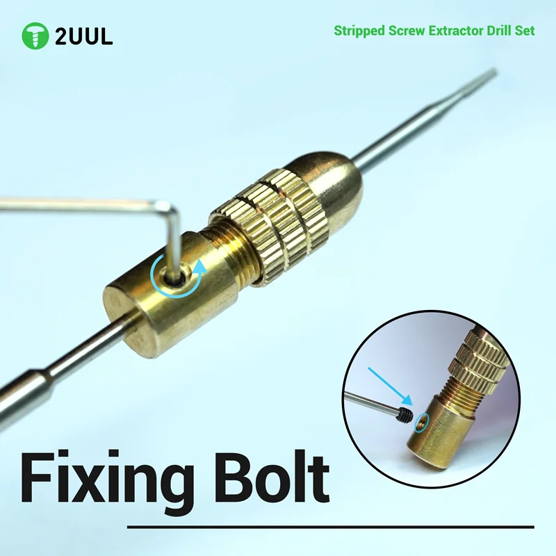 2UUL SD90 Набор сверл для извлечения винтов 2,35 мм, режущая головка, карбидный комплект для удаления поврежденных винтов для телефона, инструмент для ремонта