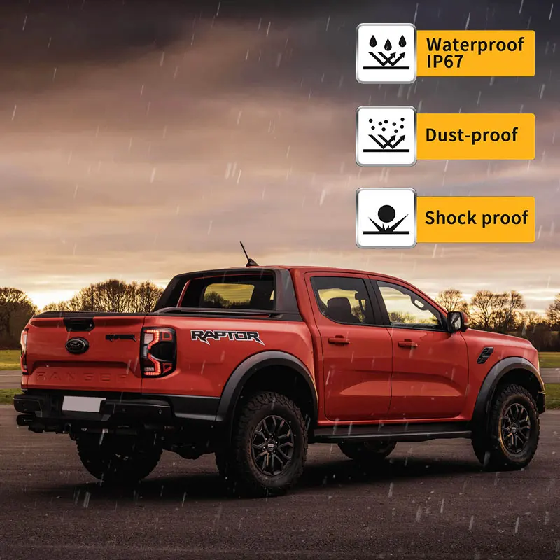 Factory Wholesale LED Tail Rear Lamp 2022-2024-UP T9 Car Tail Lights for Ford Ranger