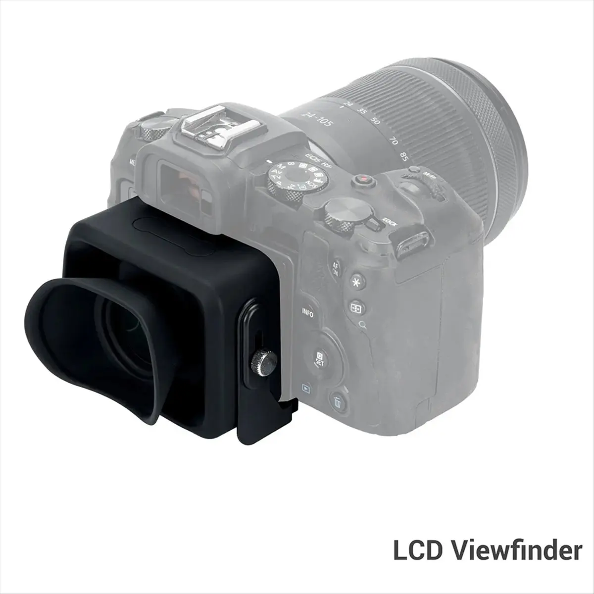 DT81 3X LCD Viewfinder Camera Extender Eyecup Eyepiece Collapsible Fit 3.0inch for Nikon Z30 Sony ZV-1 ZV-1F RX100 Canon G7X